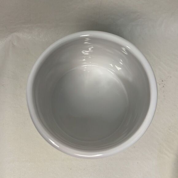 Butter Bell White Crock 1997 Beurre 12 Oz 3 3/4 Round 4 In Tall Ceramic French - Picture 4 of 9